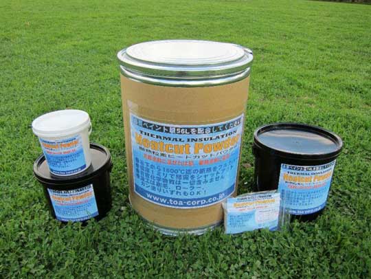 セラミックパウダー Heaticut Powder 製品ラインナップ