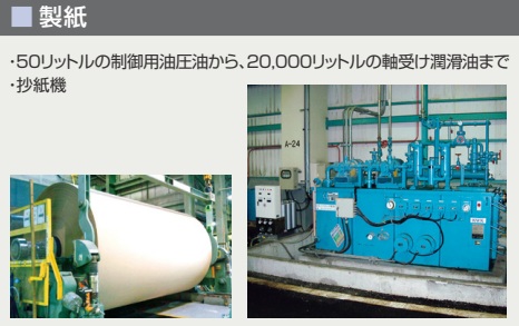 製紙工場・抄紙機の導入事例